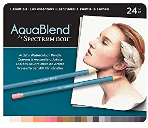 Spectrum Noir Spectrum Aquablend-Essentials, Wood, 24 Count (Pack of 1)