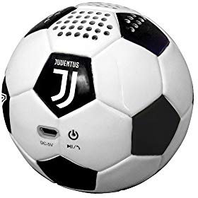 Techmade Mini-Cassa Acustica Juventus, Bianco/Nero