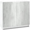 Vladon Sideboard Logan, Made in Germany, Kommode mit 2 Türen, Weiß matt/Beton Oxid Optik (82 x 78 x 37 cm)