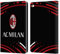 Head Case Designs Licenza Ufficiale AC Milan Curvato Modelli Cresta Custodia Portafoglio in Pelle Compatibile con Apple iPad Air 2 (2014)