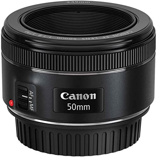 Canon EF 50 mm 1.8 STM Lens - Black (Renewed)