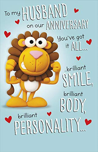 To My Husband You've Got It All Pop Up Funny Anniversary Greeting Card Humour