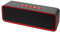 Sonkir Altoparlante Bluetooth, Casse Portatili Bluetooth 5.0 con Bassi Stereo 3D Hi-Fi Mani Libere, Batteria Integrata da 1500 mAh Supporto TF Carda (Rosso)