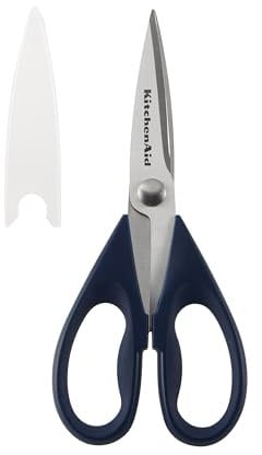 KitchenAid KE351OHIKA All Purpose Kitchen Shears, Stainless Steel, Ink Blue