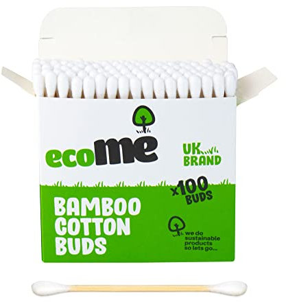100 Bamboo Cotton Buds | Cotton Buds | Ear Cotton Buds | Qtips | Cotton Swabs