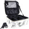 Kosmetiktasche, Schminkkoffer PU Leder Große Kapazität Professionelles Make Up Organizer Tasche Wasserdichte Portable Künstler Kosmetische Box mit Verstellbaren Trennwänden und Riemen, 10,2''