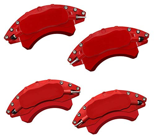 AOOA Caliper Covers Red Brake Covers Fits Mustang (set of 4)