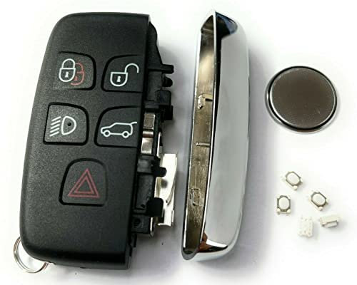 Automobile Locksmith Repair Kit For Land Rover Range Rover Jaguar 5 Button Smart Remote Key Repair Case Battery Replacement
