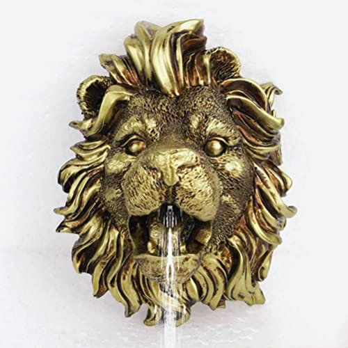 TOPBATHY Buse De Fontaine Tête De Lion Pulvérisateur De Cour Mural Buse De Fontaine pour Décoration Extérieure Pulvérisateur De Jardin