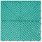 Swisstrax Garage Floor Ribtrax PRO Garagenbodenfliesen, 40 x 40 cm, Blaugrün, 6-teiliges Set