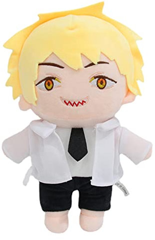 Anime Chainsaw Man Plush Doll Power/Denji Toy Stuffed Figure Collection For Kids Fans Halloween Cosplay Props(Power, 23cm/9.05inch)