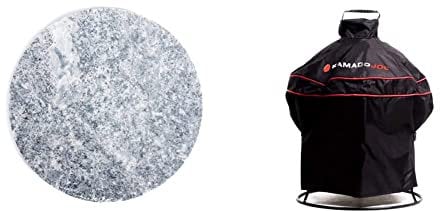 Kamado Joe KJ15090720 Soapstone Cooking Surface Grill Accessory, Compatible Joe Junior Grill & Junior Joe JR. Cover, Black