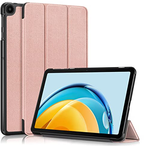 SWEIMEN Funda para Tableta Huawei MatePad SE 10.4 Smart Cover Fundas Duras Tríptica con Soporte Función Delgada Anticaída PU Protectora Carcasa