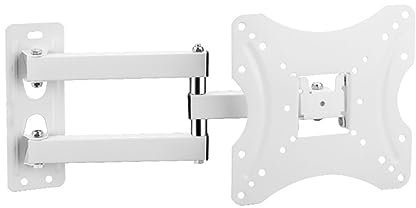Soporte de Pared Esquinero de Brazo Largo para TV de 14-42, Fácil de Instalar, Inclinación de Extensión Suave, VESA Máx 400X400mm, Soporta 30kg