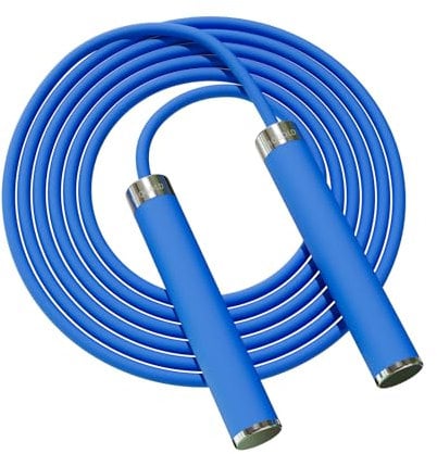 Mogold Corde à sauter en silicone pour enfants de 8 à 12 ans – Double roulement à billes – Durable et incassable – Légère et sans nœuds – Longueur réglable pour garçons et filles