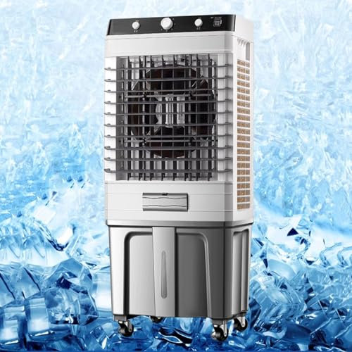 Ventilador Enfriador De Aire Evaporativo Comercial, Aire Acondicionado 3 En 1, Humidificador Industrial, Tanque De Agua Grande De 55 Litros, Enfriador De Aire Evaporativo Para Patio Trasero