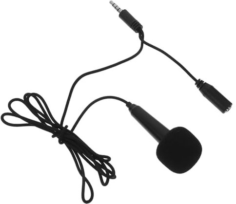 FAVOMOTO 1 Set Small Microphone Portable Phonemic Adorable Phone Mic Tablet Mini Mic Handheld Phone Microphone Mini Cellphone Microphone Tiny Microphone Smartphone Microphone Mic Prop