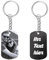 WALUNA® Personalisierter Schlüsselanhänger mit Foto (Schwarz-Weiß) & Gravur zum valentinstag, Name Individuelles Geschenk für Männer, Frauen & Papa. Fotogravur, Hundemarke, Geschenk Freundin