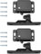 2x Serrure de Porte D'armoire Avec 8 Vis, Serrure de Porte de Tiroir, Retenue de Porte de Caravane Accessoires Pour Portes de Placard Coulissantes, Cuisine Domestique, Noir