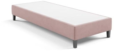 Best For Home Hotelbett Boxspringbett Bettgestell Boxspringgestell 90x200 cm Rosa Boxspring Rahmen ohne Matratze