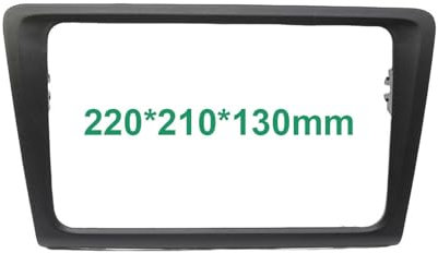Auto-Audio-Rahmen 7 Zoll 2Din Autoradio DVD-Player Blenden Rahmen/Fit for SKODA Rapid 2013+ Panel Adapter Audio Umrüstung Dash Mount CD Trim Autoradio Radioblende Doppel(Frame A)
