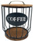 Barfeery Panier de Rangement Creux pour Capsules de Café, Support Organisateur de Dosettes de Café de Fruits pour Home Cafe Hotel Noir