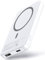 HAIARA for MagSafe Portable Charger, 5000mAh Wireless Magnetic Power Bank with USB C & A Charging, Slim Phone Battery Pack for iPhone 16/16 Pro/16 Pro Max, iPhone 15/14/13 Series - (Snow)