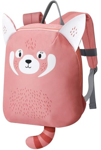 Cozary Kindergartenrucksack 22x9x26cm, Tier Rucksack für Kinder ab 1 bis 5 Jahre, Kleinkind Rucksack mit Verstellbaren Trägern, Wasserdicht & Langlebig, Ideal für Kindergarten, Spielplatz und Zoo