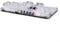 Zoegneer Alta velocità Nonjoystick Controller Tastiera Arcade Joystick Strike Box Pulsante Controller Joystick senza bordi Adatto per PC/PS4/PS5 Joystick (bianco)