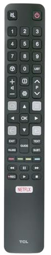 CRC802N YNI1 Replacement Remote fit for TCL Smart TV 85X6US 65P20US 65X4US 60P20US 55C2US 55P20US 43P20US 49C2US L55P2MUS L65P2MUS L55C2US L65C2US 65C2US 75C2US