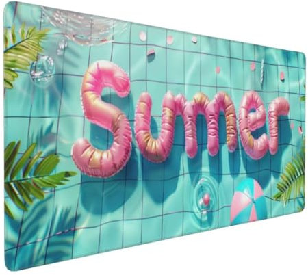 Alfombrilla Ratón XXL, 1200x600x3mm Impermeable Alfombrilla Ratón Simple Verano Alfombrilla Raton, Mouse Pad XXL Base Antideslizante Mejora Precisión Velocidad, Ideal Oficina Accesorio Gaming