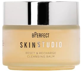 BPerfect Skin Studio Reset & Recharge Cleansing Balm – Balm to Oil Cleanser with Apricot & Apple Seed Oils – Removes Waterproof Makeup – Hydrating & Nourishing – For All Skin Types – 90g