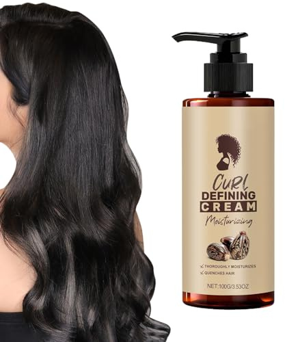 Definierende Creme für Locken, 100 ml, Anti-Frisotti-Creme für gewelltes Haar, Haarpflege für Damen, Herren, Kinder, Alltag, Nacht, Ausgang, Salon, Abend | Frauen Männer Mädchen