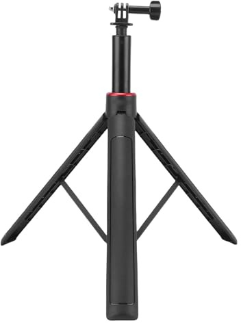 MENDUNER 5.2FT Invisible Selfie Stick, 2 in 1 Aluminum Alloy Invisible Pole, Compatible with Insta X5 X4 X3 Action Camera, Extendable Selfie Stick, Panoramic Photos