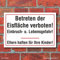 WERBEPUNKT. Schild Betreten der Eisfläche verboten, 3 mm Alu-Verbund (450 x 300 mm)