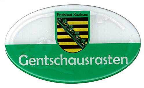 Auto Aufkleber Motiv Auswahl möglich - Gentschausrasten - Sachsen/Sticker 12x7cm