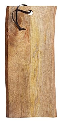 MasterClass Large Rustic Mango Wood Chopping / Serving Board, 23 x 50 cm (9 x 19.5), Brown