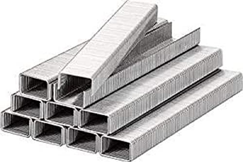 kwb Klammern, Typ Flachdraht, Stahl, C-Spitze, Stahldraht, 1000 Stk. 10,70 mm x 8 mm