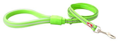 Wigzi 6GLSS58-GR Reflective Waterproof Gel Handle Leash, Einheitsgröße, neon grün
