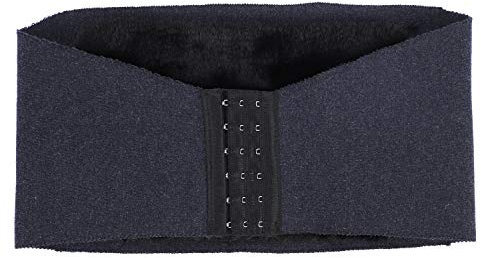 ITODA Rückenwärmer Winter Wärmeschutz Nierengurt Verdickter Taillengürtel Unterbrust Damen Nierenwärmer Herren Unisex Taille Unterstützung Verstellbarer Wärmegürtel Nierenschutz Rückenstützgurt M