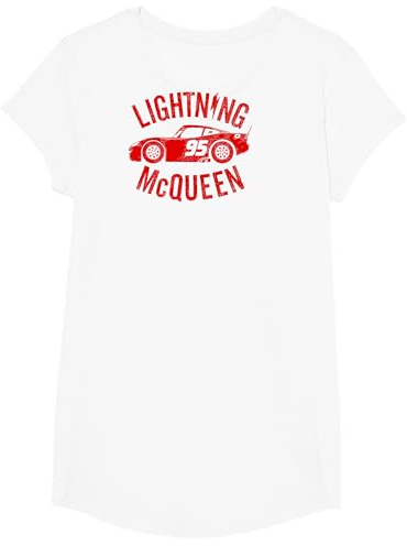 Disney Pixar Cars Lightning McQueen Vintage Graphic T-Shirt T-Shirt