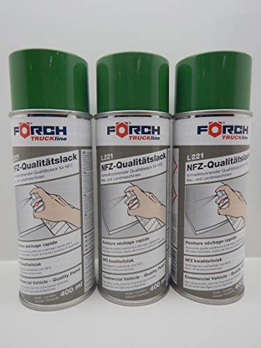 FORCH Traktor Trekker LANDMASCHINE GRÜN Lack LACKSPRAY Spray SPRAYDOSE 400ML (3)