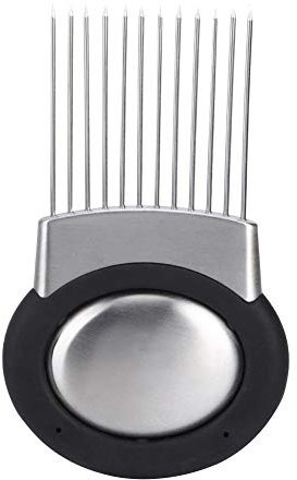 JULYKAI Rebanadora de Cebolla diseño de Aguja Larga, picadora de Cebolla, Mango Antideslizante de Grado alimenticio para el hogar de la Cocina