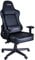 Racing BERGNER | Gamingstuhl Omega | ergonomischer Bürostuhl | Chefsessel mit verstellbaren Armlehnen | Kopfkissen | Neigungsmechanismus | Kunstleder | Schwarz 118,5x68x70cm
