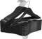 Utopia Home 20er Pack Holzbügel mit Hosenstange und Schulterrillen, stabiles und schlankes Design für Mäntel, Anzüge, Hosen und Jacken, Schwarz