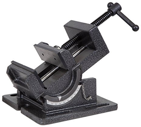 WEN TV434 4.25 in. Industrial Strength Benchtop and Drill Press Tilting Angle Vise