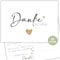Eummel 25 zauberhafte Dankeskarten auf hochwertigen 300g Cremepapier Dankeskarte Postkarte Danke schön Karte Dankeschön Danksagungskarten Hochzeit Beerdigung
