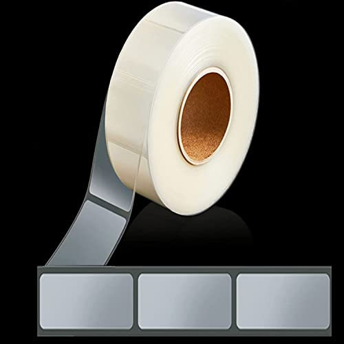 500 transparente Etikettenschutzfolien, wasserdicht, transparent, Adress-Etiketten zum Schutz von Barcodes, Büchern, Zahlen, Kleidung, Lebensmittel-Etiketten im Labor, Büro, Supermarkt (8.9x3.2 cm)