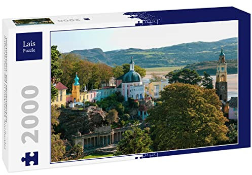 Lais Jigsaw Puzzle Portmeirion, an Italian-style holiday village in Gwynedd, North Wales 2000 pieces