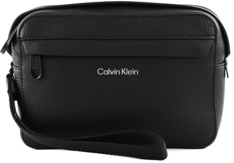 Calvin Klein Herren Must COMPACT CASE K50K511604 Taschen, Schwarz (Ck Black Pebble)